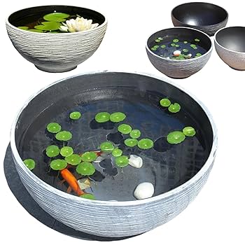 金重分銅印 備前焼 波状文火鉢 メダカ鉢 睡蓮鉢 金魚鉢 容器 水槽 工芸品 金重分銅印 備前焼 波状文火鉢 メダカ鉢 睡蓮鉢 金魚鉢 容器
